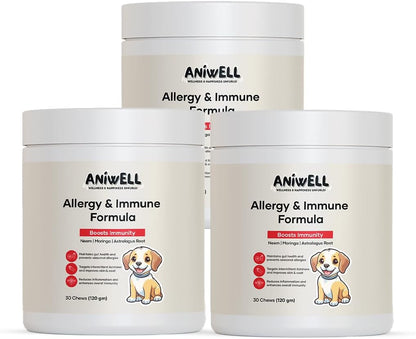 Aniwell Allergy & Immune Support Chews for Dogs (Pack of 3)