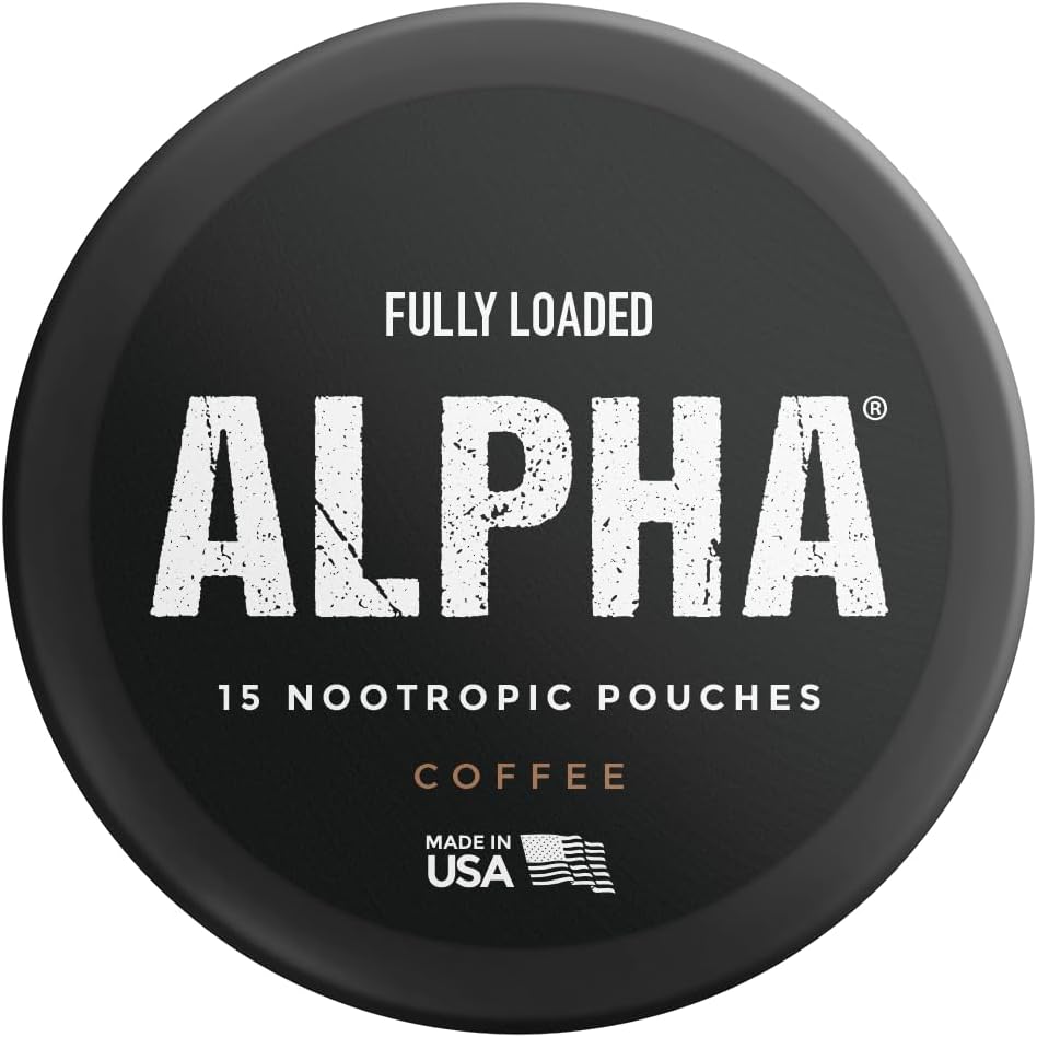 Fully Loaded Alpha Nootropic Pouches (Coffee Flavour) – 5 Tins, 75 Pouches - görsel 7