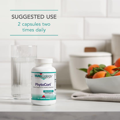Nutricology PhytoCort – Herbal Supplement for Respiratory Support and Lung Health