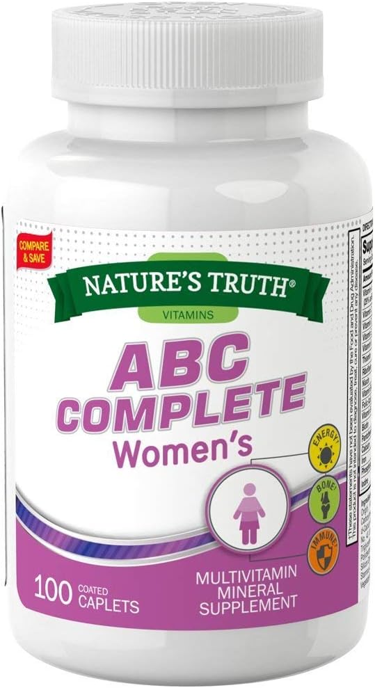 Nature's Truth ABC Complete Women's Multivitamin, 100 Capsules (2-Pack) - görsel 1