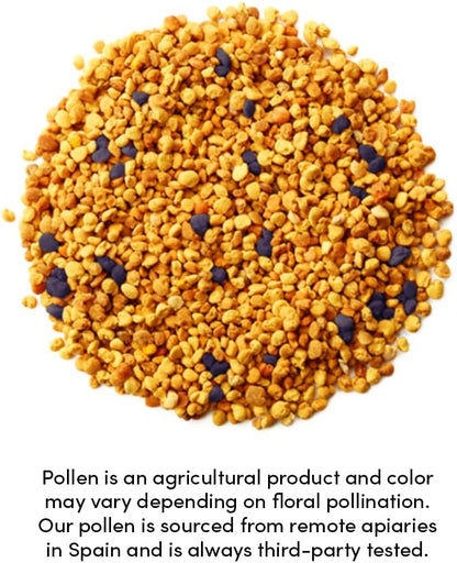 Beekeeper's Naturals - 100% Raw Bee Pollen Granules, Naturally Preserved Enzymes, Source of Vitamin B, Minerals, Amino Acids & Protein - Paleo & Keto Friendly, Gluten-free (5.2 oz)