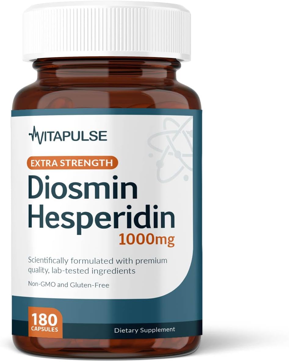 Hesperidin Plus 1000mg Per Serving (180 Vegetarian Capsules) - 90-Day Supply - görsel 1