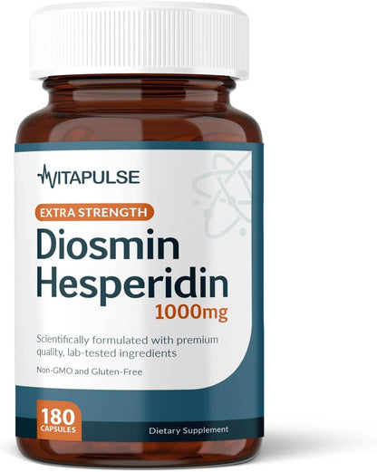 Hesperidin Plus 1000mg Per Serving (180 Vegetarian Capsules) - 90-Day Supply