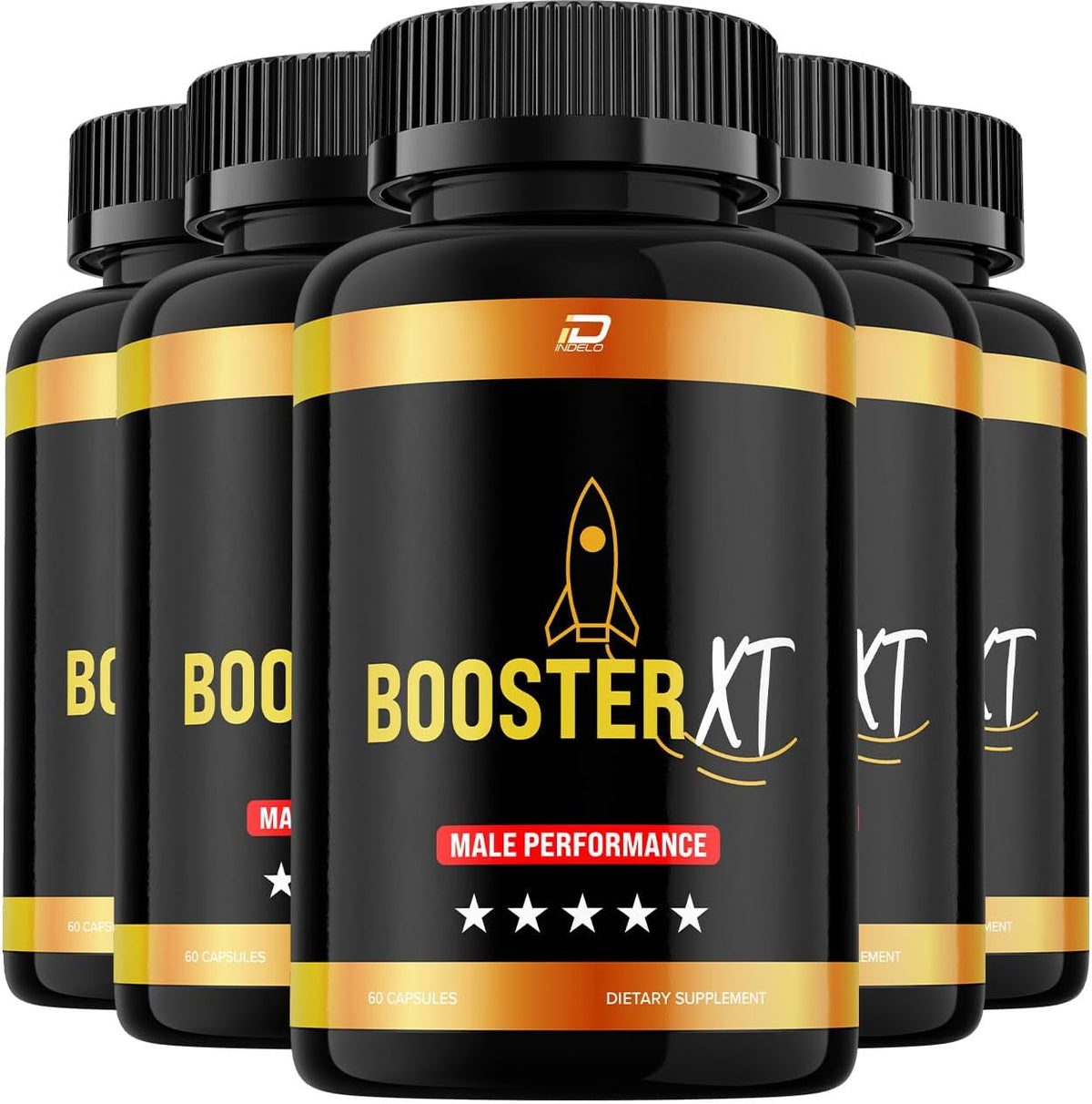 Booster XT for Men Capsules – BoosterXT Vitamin Complex (5 Pack – 300 Capsules) - görsel 1