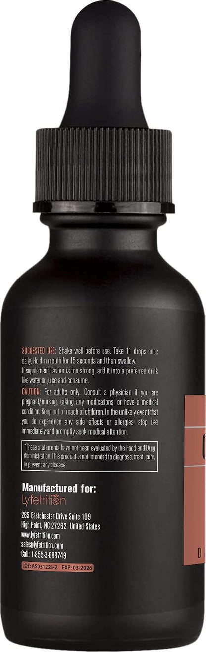 Cat’s Claw 540mg Liquid Extract, 118ml (220 Servings) by Lyfetrition