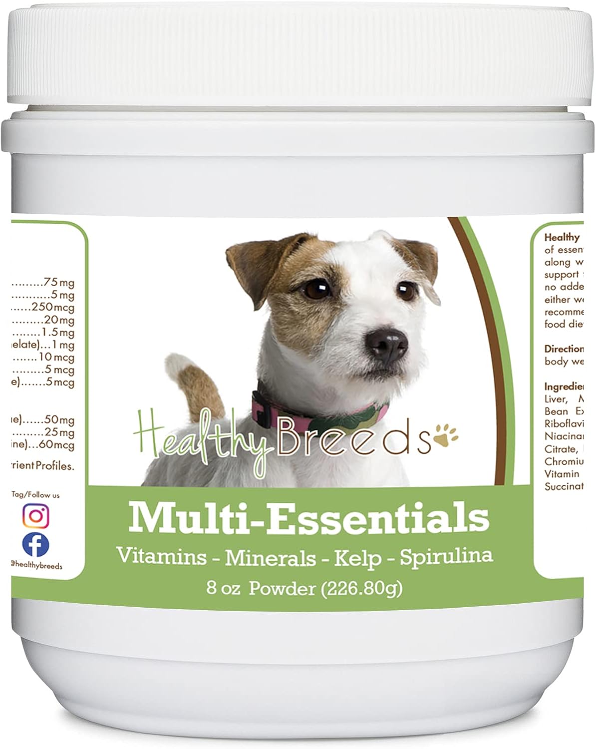 Healthy Breeds Australian Terrier Multi-Essentials Powder for Dogs - An Ideal Supplement of Vitamins, Minerals & Antioxidants - 227 g - görsel 3