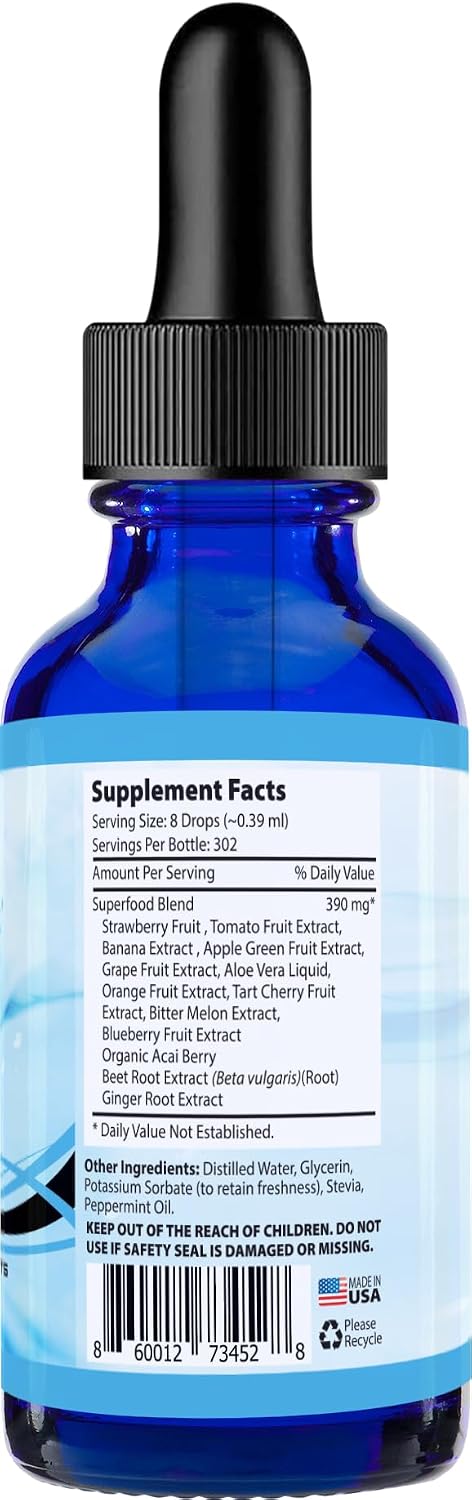 Absonutrix Superfood Extract 390 mg, 118 ml Liquid Drops - görsel 8