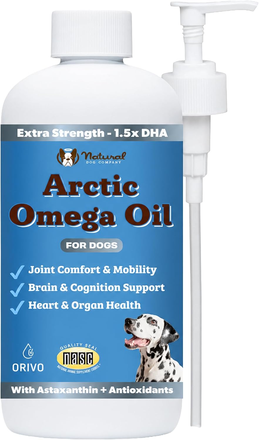 Natural Dog Company Wild Alaskan Salmon Oil for Dogs - EPA & DHA Omega-3 Fish Oil Supplements with Salmon & Pollock Blend for Skin, Coat, Joints, Heart & Immune Support, 946 ml - görsel 9