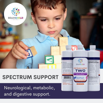 BrainChild Nutritionals Spectrum Support II P5P Liquid Multivitamin - Unflavoured, 16 oz (473 ml)