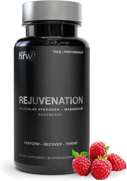 DRINK HRW Rejuvenation Molecular Hydrogen Water Tablets - Raspberry (60 Tablets)