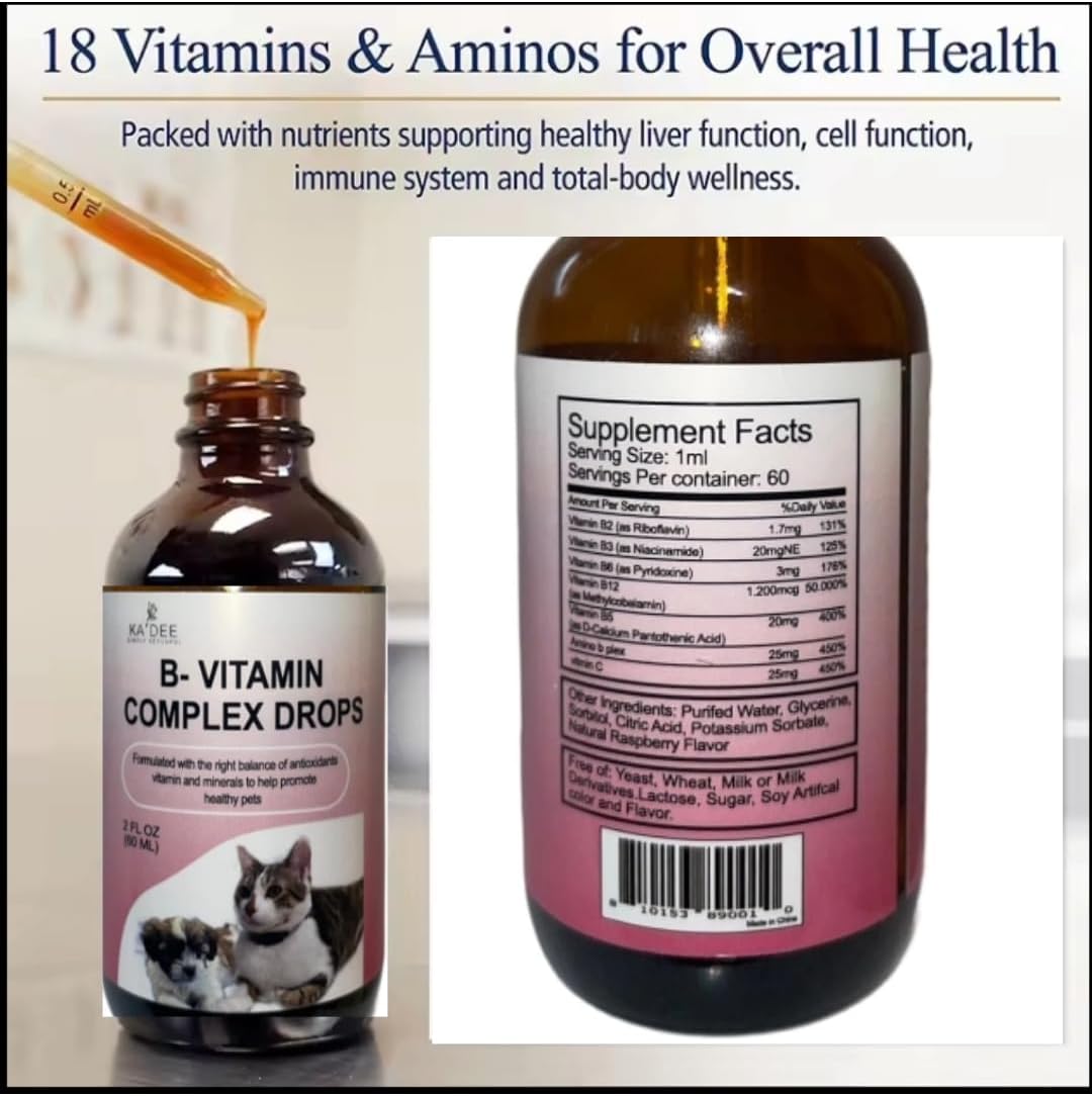 Liquid Vitamin B-12 Complex for Dogs and Cats – Vet-Formulated - görsel 2