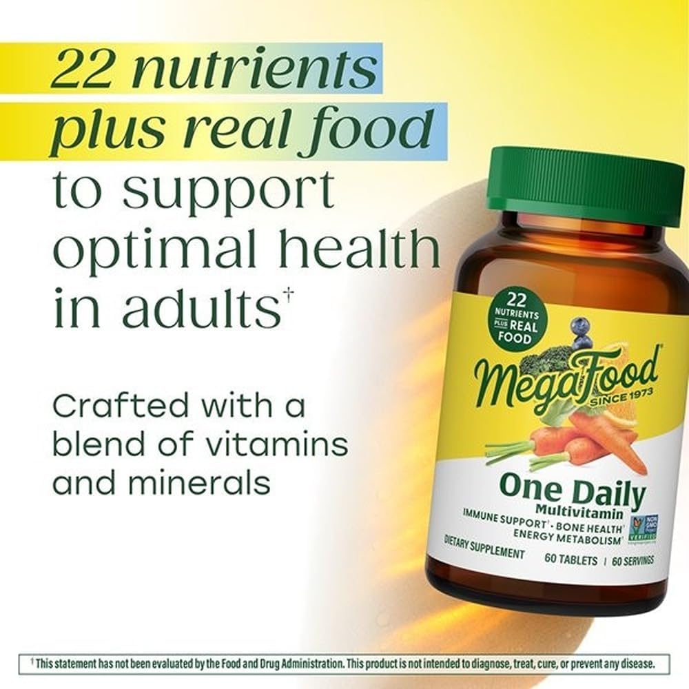 MegaFood One Daily Multivitamin for Women and Men – 180 Tablets - görsel 3
