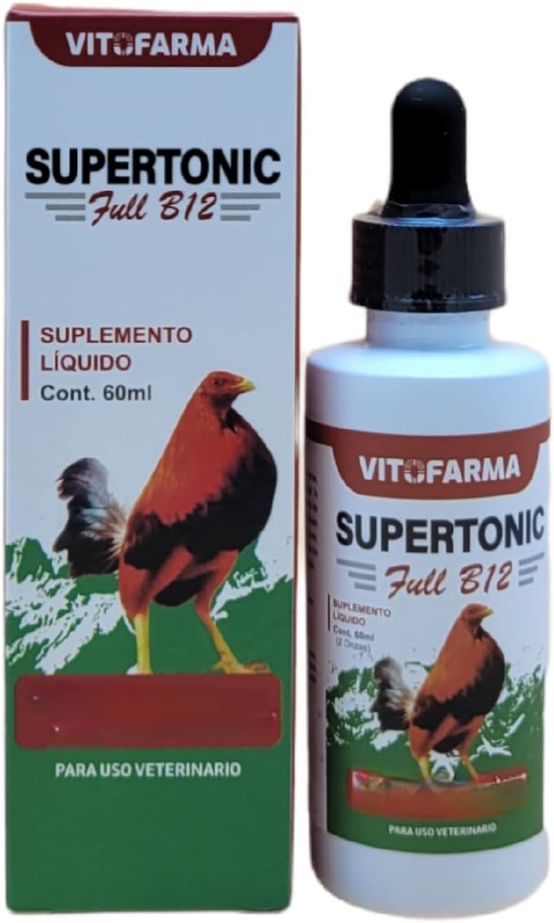 VITOFARMA Supertonic Full B12 for Rooster - Multivitamin Boosters for Roosters, Vitamin Recovery Liquid 60ml - görsel 5