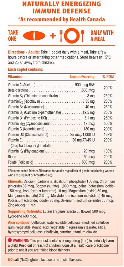 Jamieson 100% Complete Multivitamin Max Strength - 90 Capsules - görsel 4