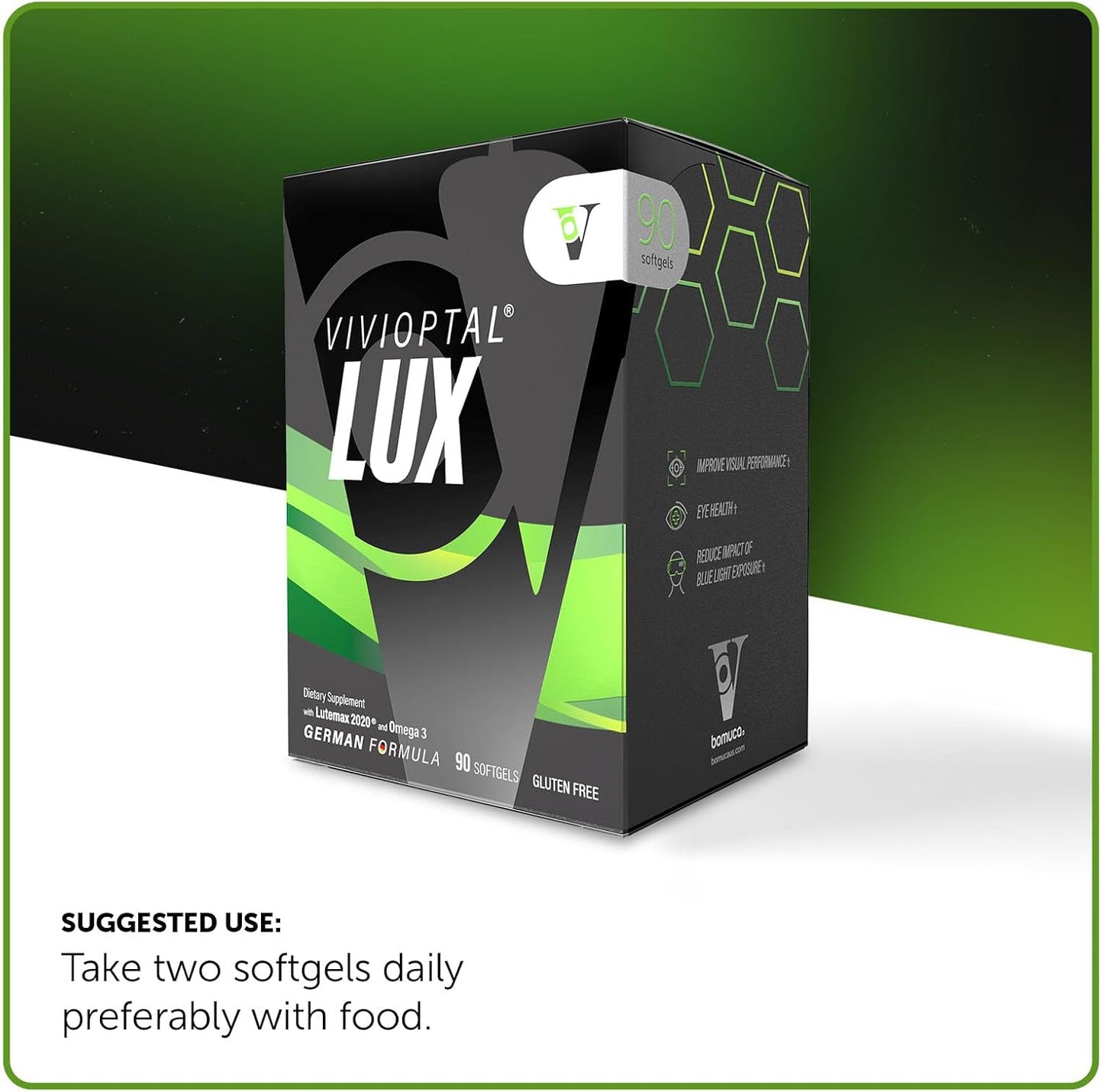 Vivioptal Lux Multivitamin & Multimineral with Lutemax 2020, Omega-3, and Zinc - 90 Softgels - görsel 4