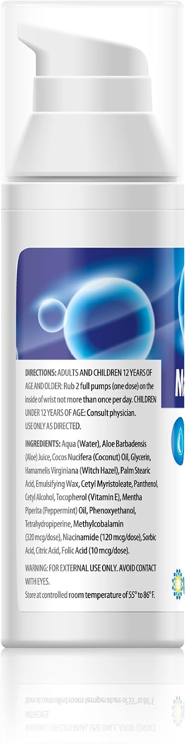 Vita Sciences Maxasorb Vitamin B12 Cream – Methylcobalamin 1000mcg Topical - görsel 8