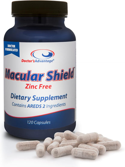 Doctor's Advantage Zinc-Free Eye Shield Vitamins, 120 Capsules, 30-Day Supply