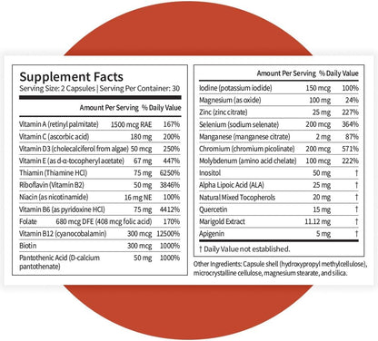 Pattern Wellness Multivitamin for Men & Women - 60 Vegan Capsules