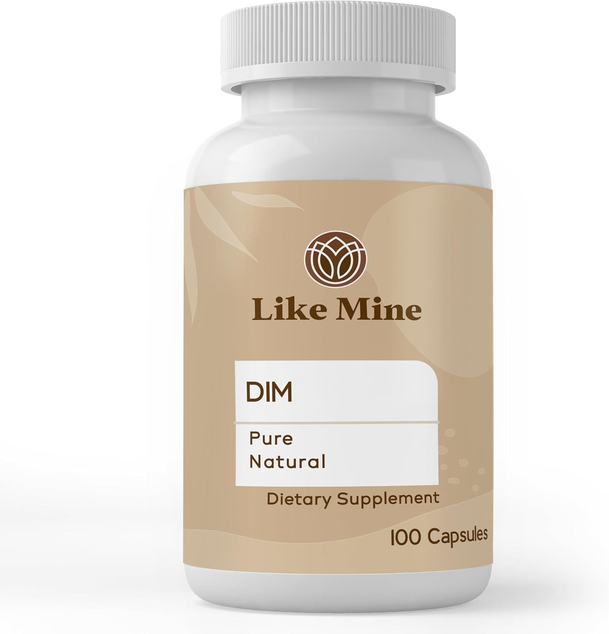 Like Mine DIM (100 Capsules), Pure and Natural, No Fillers or Additives, Food Supplement - görsel 1