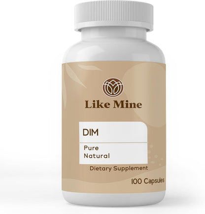 Like Mine DIM (100 Capsules), Pure and Natural, No Fillers or Additives, Food Supplement