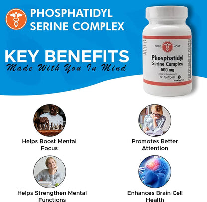 Holistic Health Phosphatidyl Serine Complex 60 Softgels