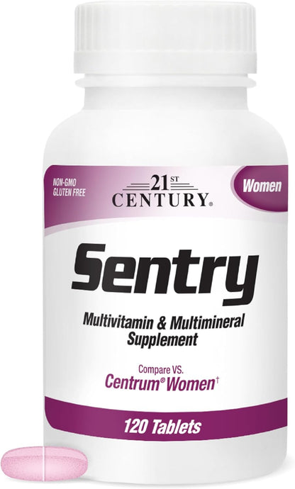 21st Century Sentry Women Multivitamin Tablets, 120 Tablets