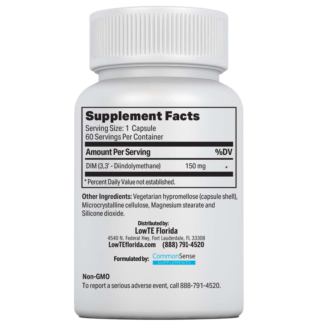 LowTE Florida DIM 150 mg – Daily Wellness Supplement for Women Over 60 - görsel 3