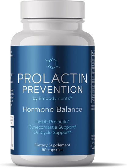 Complete Nutrition Prolactin Prevention – Dopamine & Hormonal Balance Support for Men – Post Cycle & Wellness Supplement – 60 Capsules