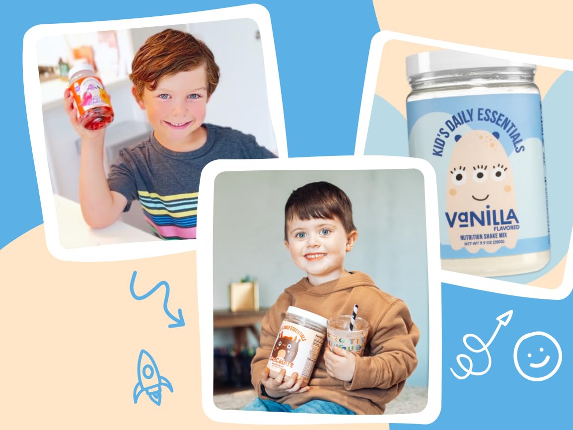 Naked Vanilla Kids Daily Essentials, Kids Protein Shake Made with Organic Milk, 6 Organic Vegetables, 25 Vitamins and Minerals, No Artificial Sweeteners, Flavours, Colours or Preservatives - görsel 5