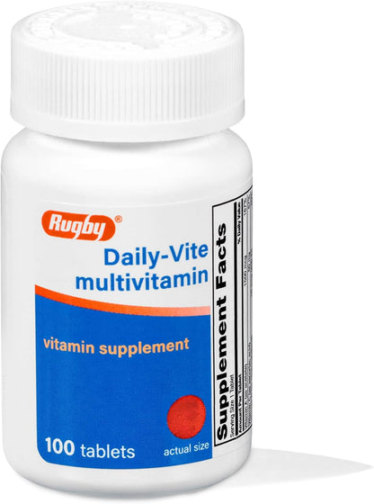 Rugby Daily-Vite Multivitamin - 100 Tablets