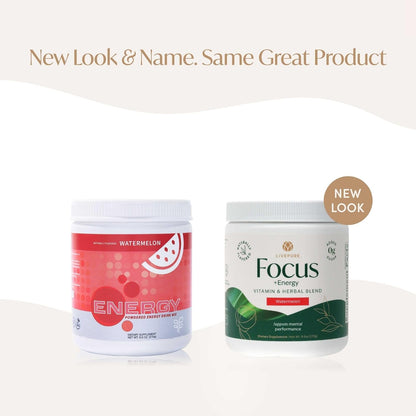 PURE Focus + Energy Drink Mix, Watermelon Flavour
