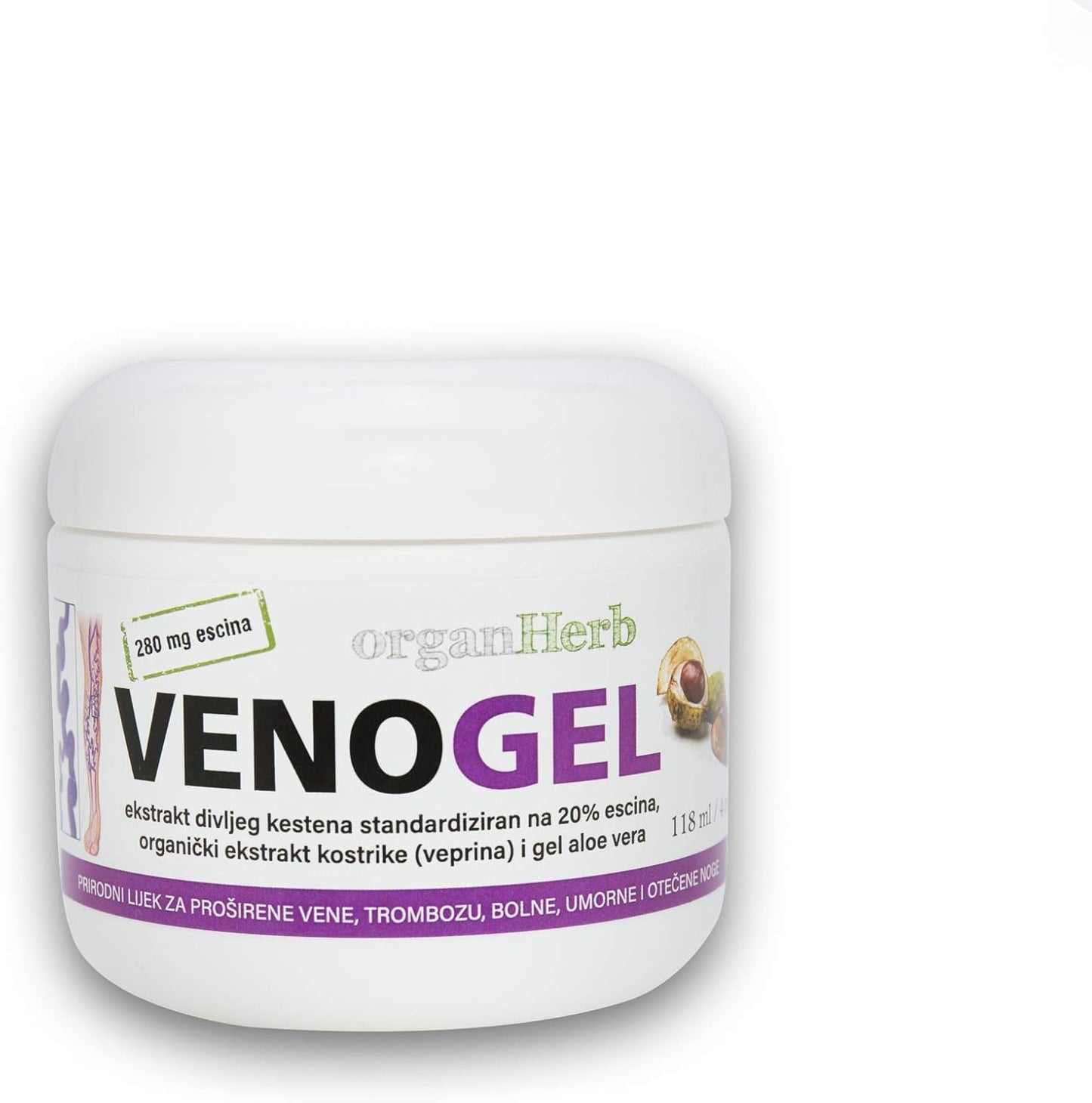 VenoGel (Horse Chestnut Gel) 4 oz - görsel 1