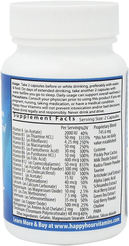 Happy Hour Vitamins – Multivitamin Designed for Better Mornings (10 Servings)