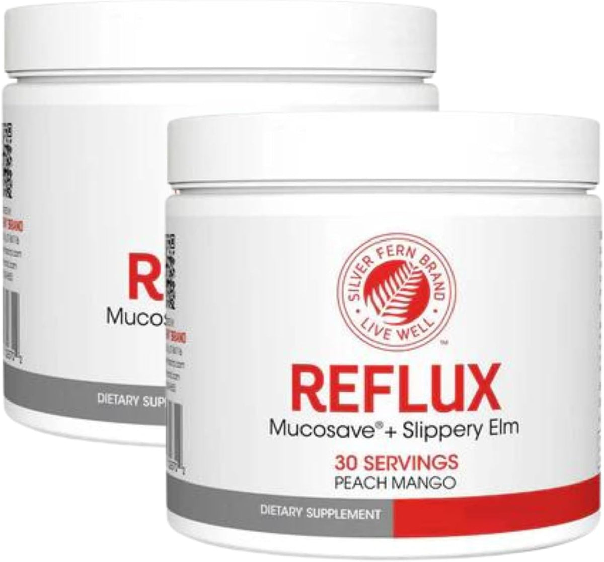 Silver Fern Reflux – Digestive Supplement with Mucosave FG and Slippery Elm Bark (2 Tubs) - görsel 10