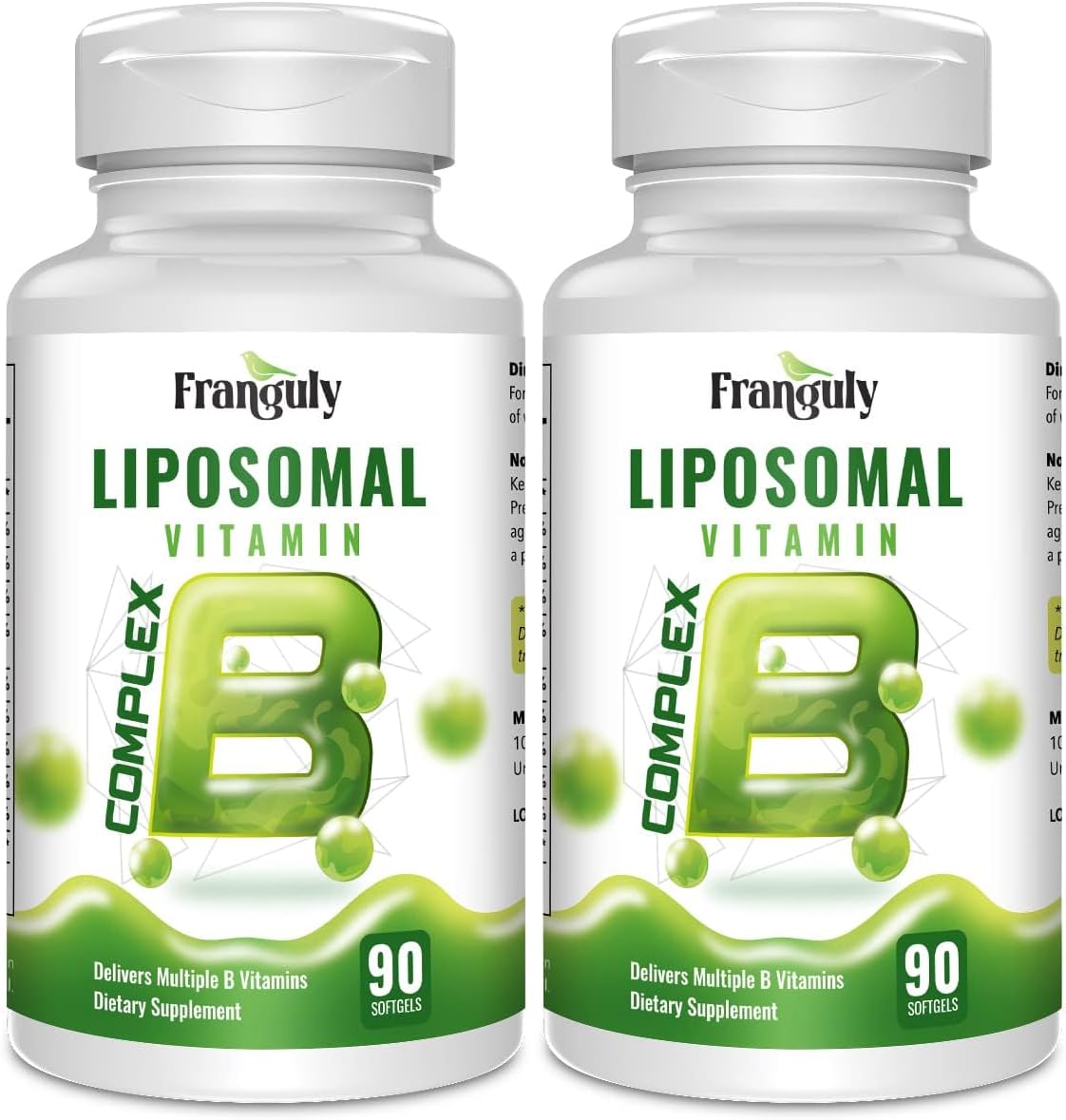 Liposomal B Complex with Methylated B12, L-Methylfolate, Choline & Inositol - görsel 1