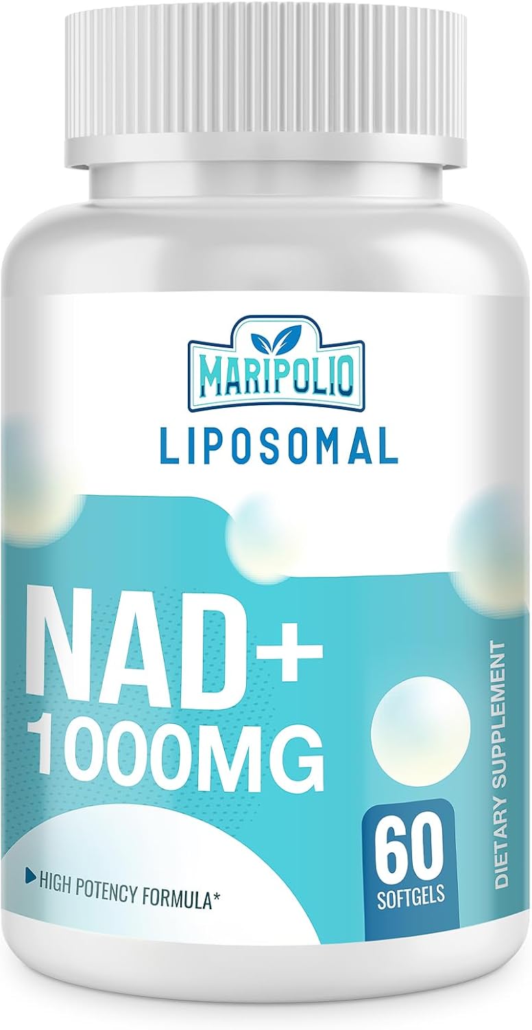 Maripolio Liposomal NAD+ 1000 mg Supplement - High Bioavailability Cellular Energy Support, 60 Softgels - görsel 2