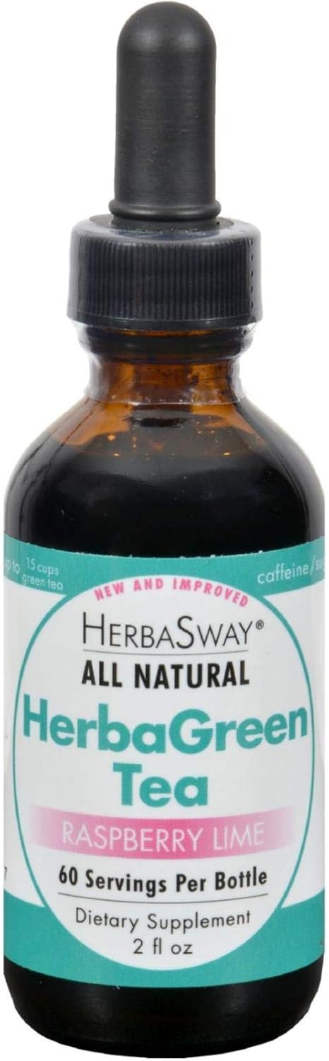 Laboratories HerbaGreen Tea Raspberry Lime - 60 ml - görsel 1