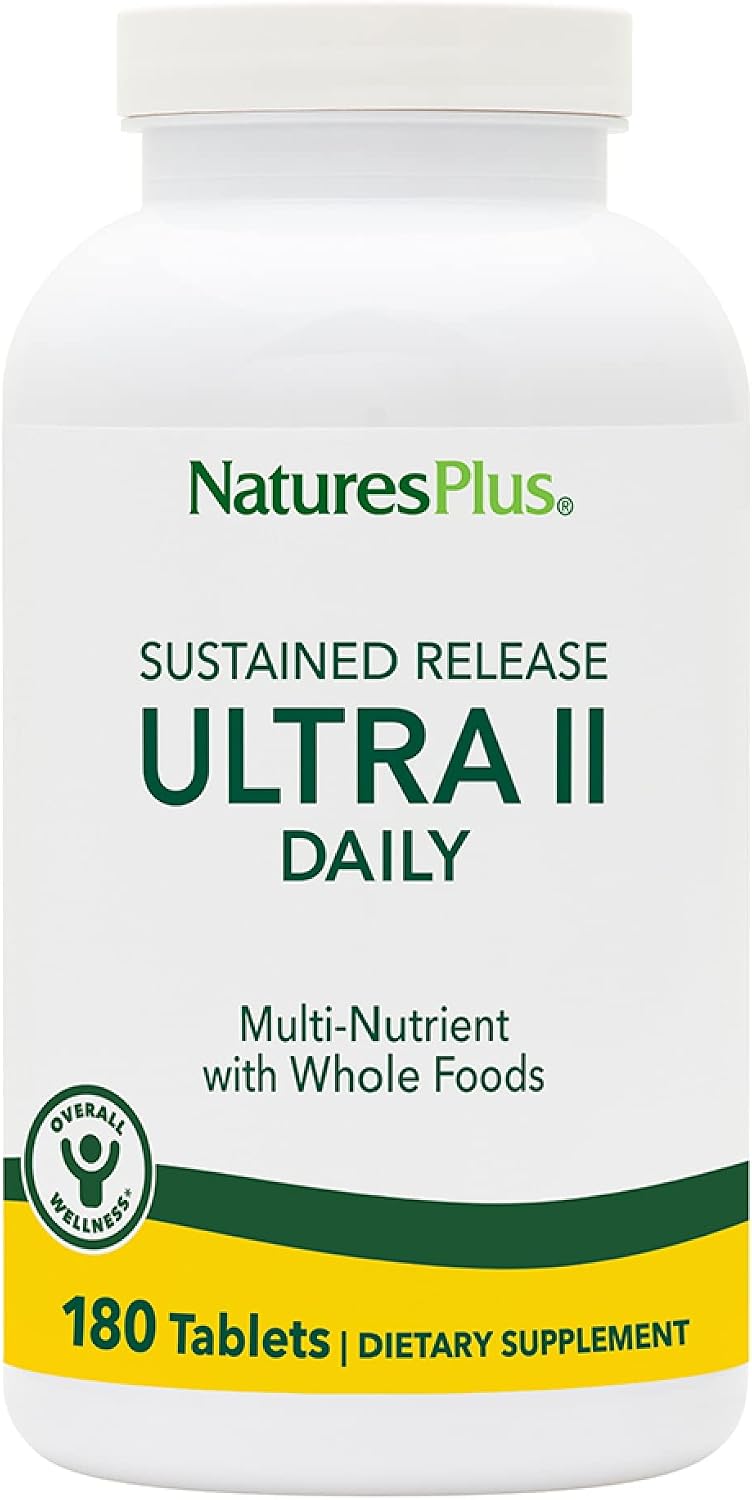 NaturesPlus Ultra II Daily Multivitamin – 60 Tablets, Sustained Release - görsel 10
