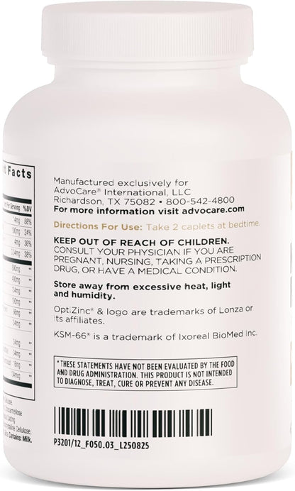 AdvoCare Night-time Recovery Amino Acid & Herbal Supplement – Muscle Recovery Support with Ashwagandha, L-Arginine, Magnesium & More – 60 Caplets