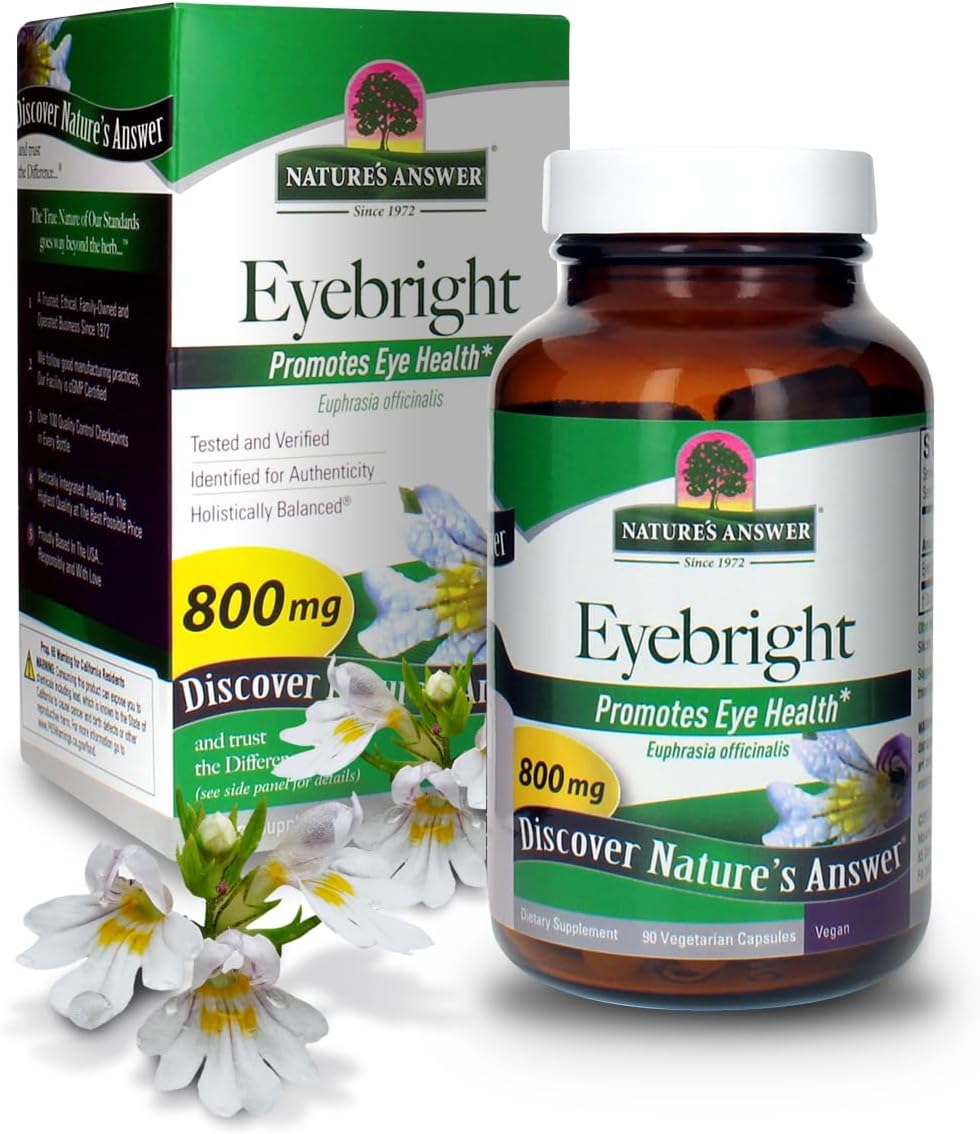 Nature's Answer Eyebright Herb 90 Capsules - görsel 1