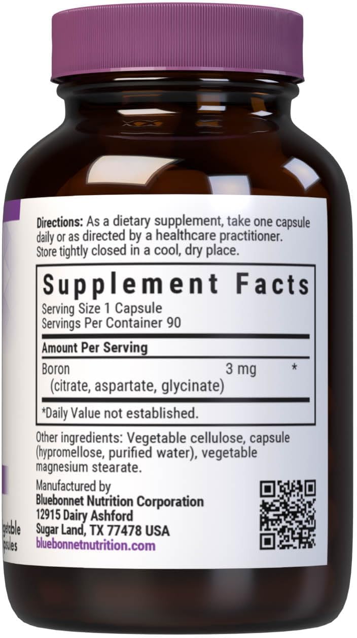 Bluebonnet Triple Boron 3 mg – Trace Mineral for Bone Support - görsel 2