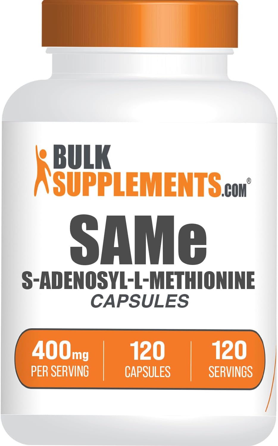 SAM-e 400mg Capsules – S-Adenosyl-L-Methionine Supplement (120 Capsules) - görsel 1
