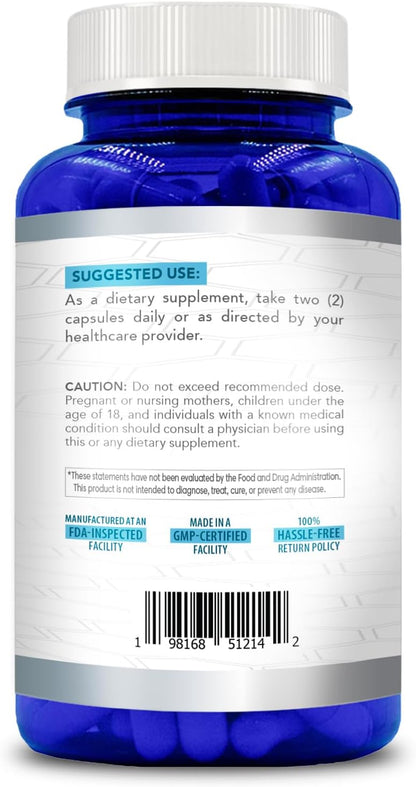 High Strength Policosanol Supplement – 100 mg, 90 Servings – Vegan, Non-GMO, Gluten-free