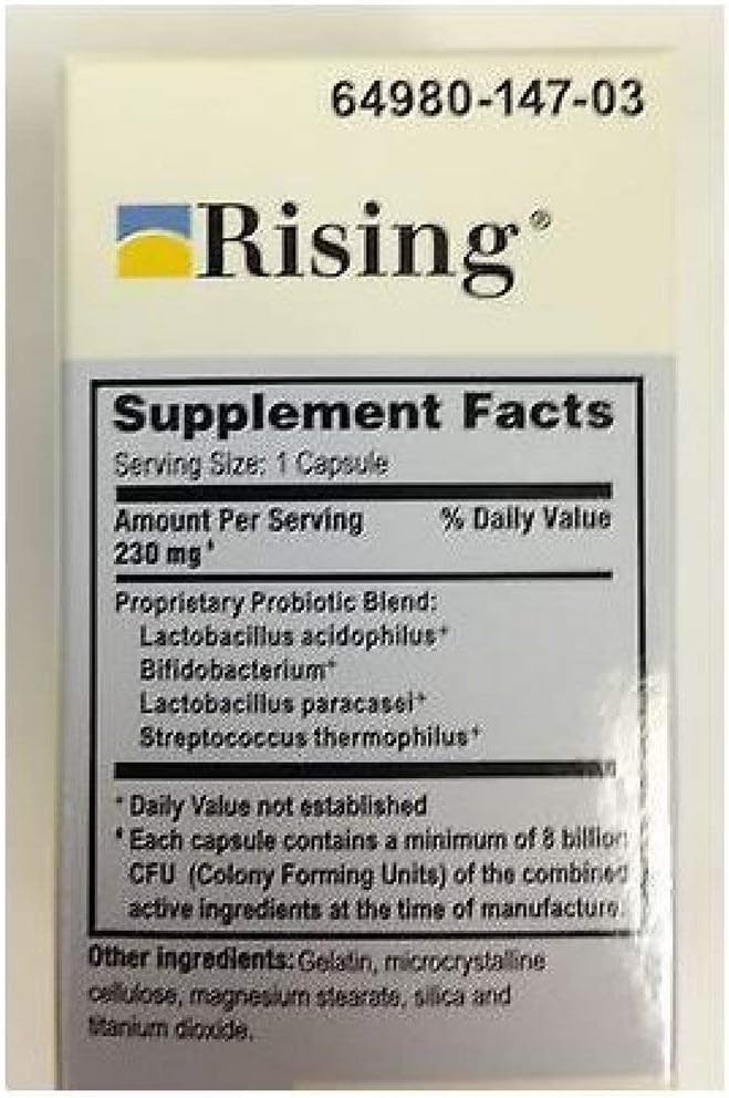 Risaquad Probiotic Food Supplement 30 Capsules (Pack of 2) - görsel 2