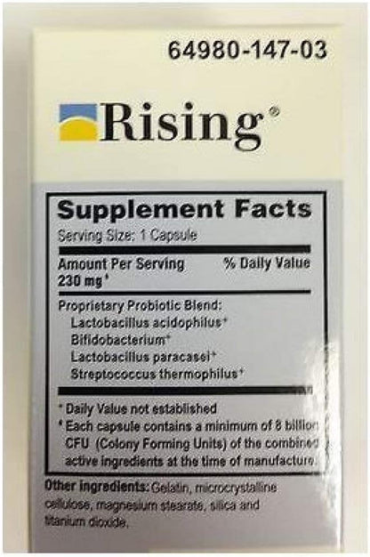 Risaquad Probiotic Food Supplement 30 Capsules (Pack of 2)