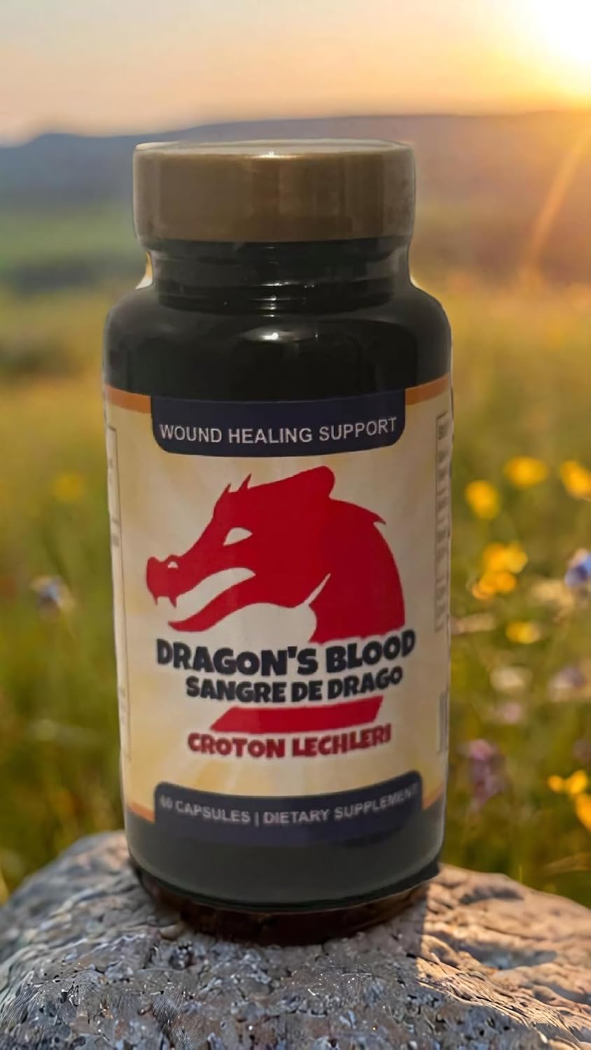 Dragon's Blood Resin Extract - Croton Lechleri - 500mg, 60 Capsules - görsel 5