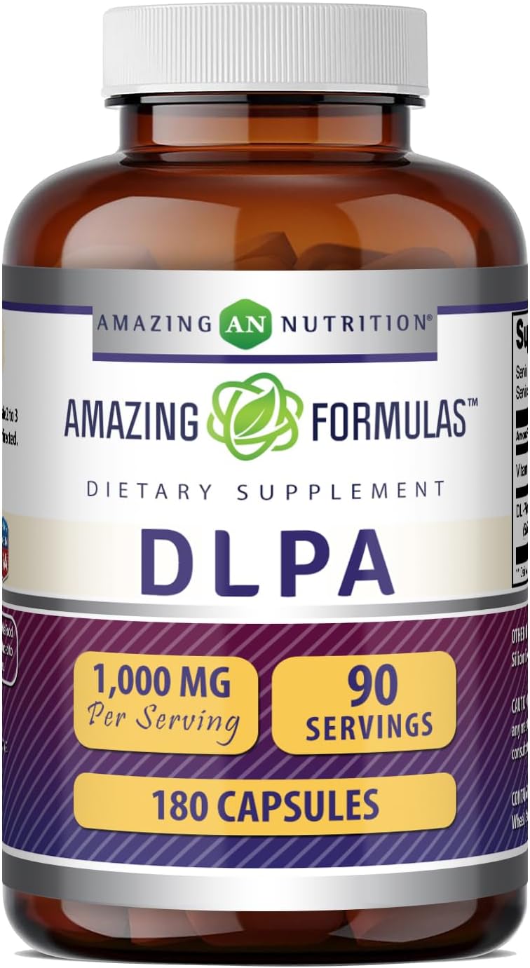 Amazing Formulae DLPA (DL-Phenylalanine) Food Supplement - 1000mg, 60 Capsules - görsel 6