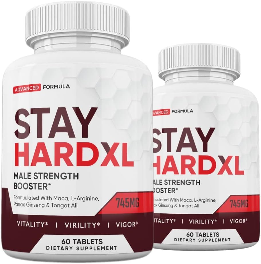Nutra City Stay Hard XL (120 Capsules, 2 Month Supply) - görsel 1