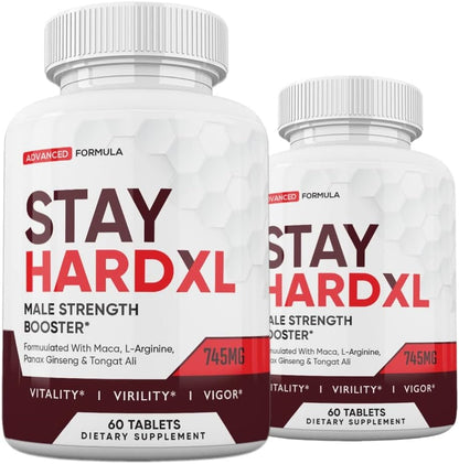 Nutra City Stay Hard XL (120 Capsules, 2 Month Supply)