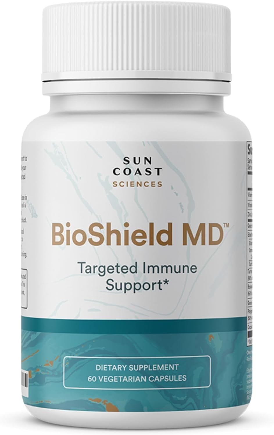 SUN COAST SCIENCES BioShield MD - Premium Immune Support with Vitamin C, D, and Zinc (60 Capsules) - görsel 1